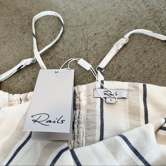 Rails NWT Juliana Top in Coco Stripe - Picture 3 of 6